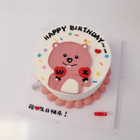 loopy露比手绘卡通蛋糕-低糖处理无添加