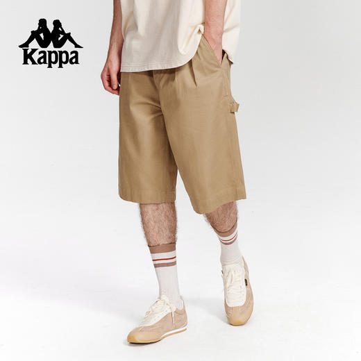 Kappa卡帕背靠背运动短裤男2025新款夏季休闲宽松五分裤女运动裤KPCICDY17 商品图2