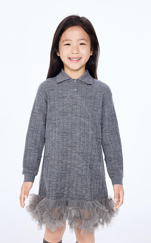 jnby  25年秋款  长袖毛衫连衣裙   1P8G11990 商品图4