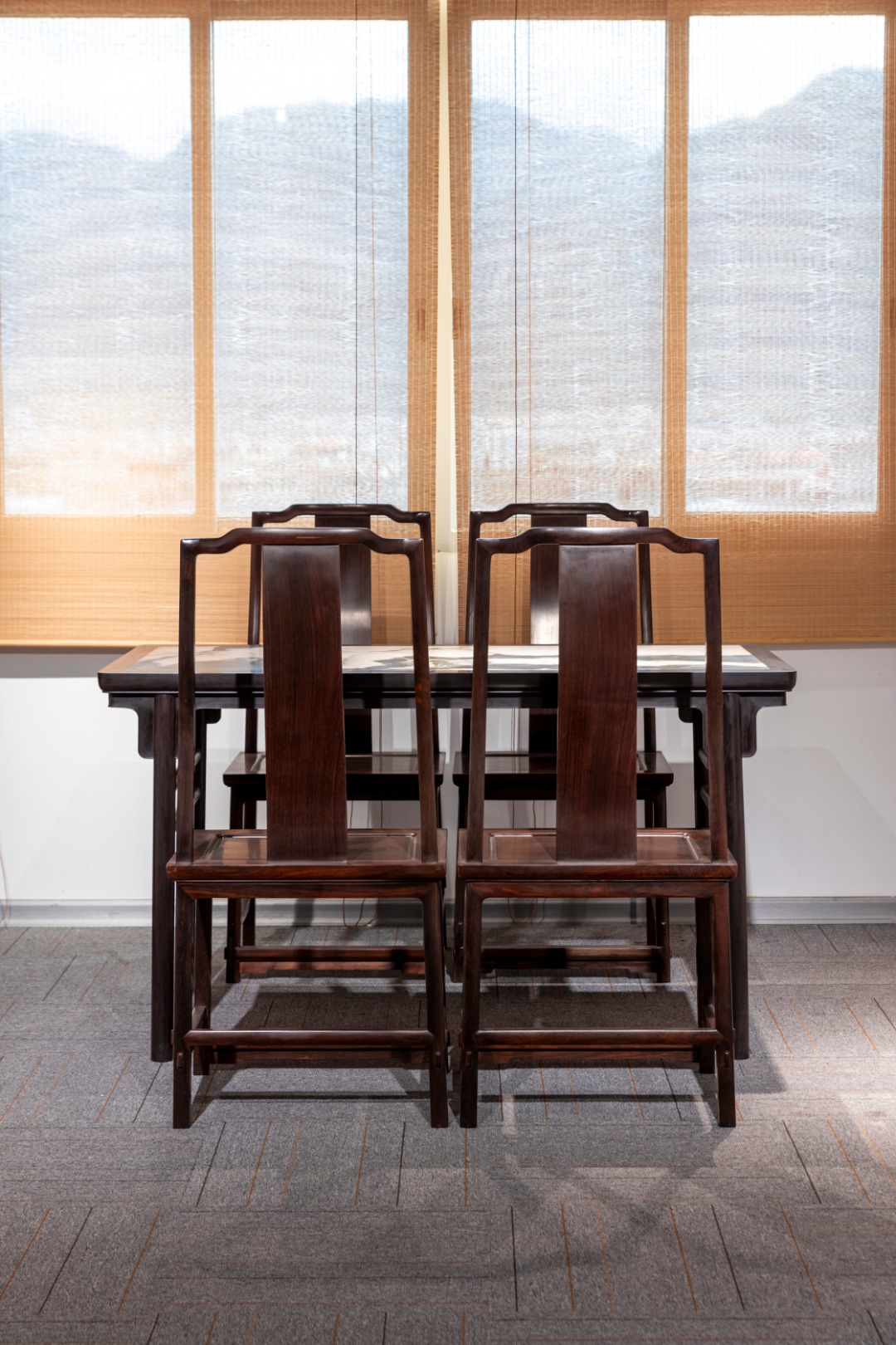 红桥红  家具严选  大红酸枝/紫光檀【书房四件套】