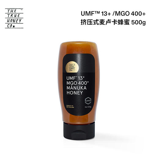 The True Honey Co .初蜜蔻麦卢卡蜂蜜MGO400+/UMF13 挤压瓶Squeezy【首发】 商品图0