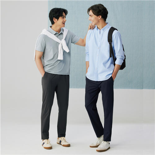 佐丹奴男装25年新款纯棉防皱长袖衬衫01045026 商品图1