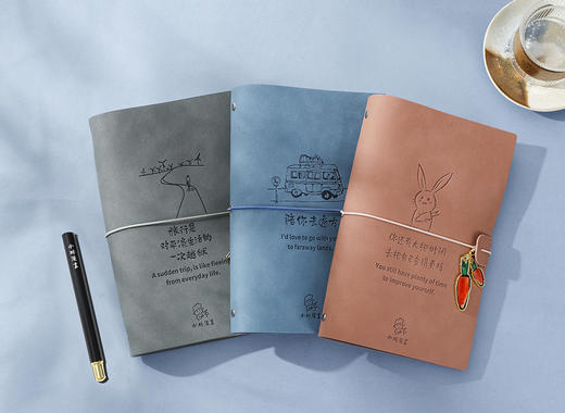 小林漫画    治愈系创作伴侣三色 多功能旅行 绘画手帐本​​ 商品图5