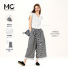 mc2半袖小衫配格子阔腿两件套女装夏季新款时尚好看百搭洋气 商品缩略图0