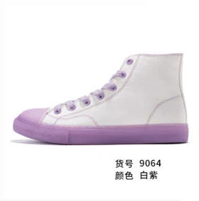 MJ｜飞跃帆布鞋女高帮变色鞋断码清仓微瑕9064
