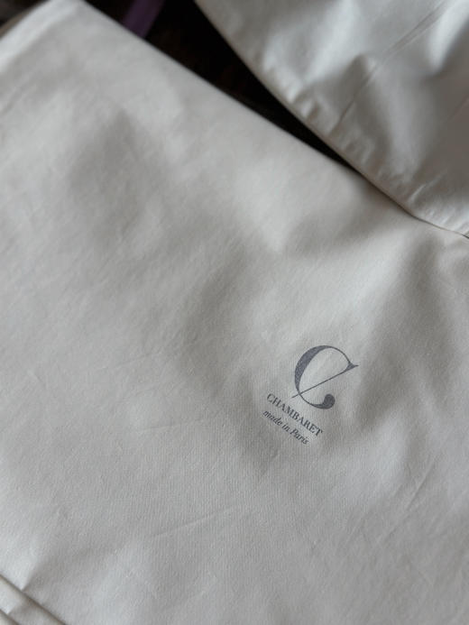 CHAMBARET 帽子（双面可用) - 双面白色/紫色拼浅米 商品图9