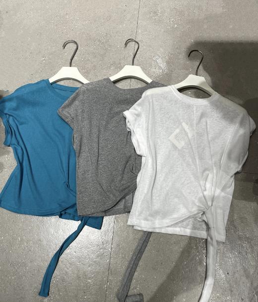 【门店同款】ENJOY夏季设计感绑带短袖T 162994984 商品图2