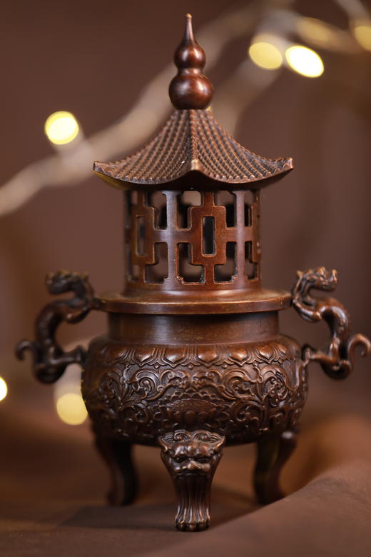 【紫铜福禄丹炉】大梦香堂 商品图0