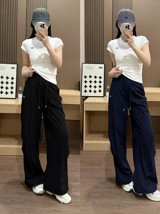 Alo抽绳两穿速干显瘦美式防晒伞兵裤 商品图2