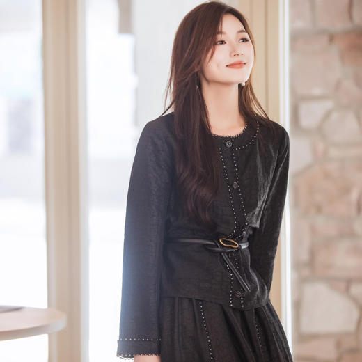 【林栖设计小店】（现货）【非遗香云纱】桑蚕丝外套上衣复古2025秋季新款衬衣女T1953244 商品图0