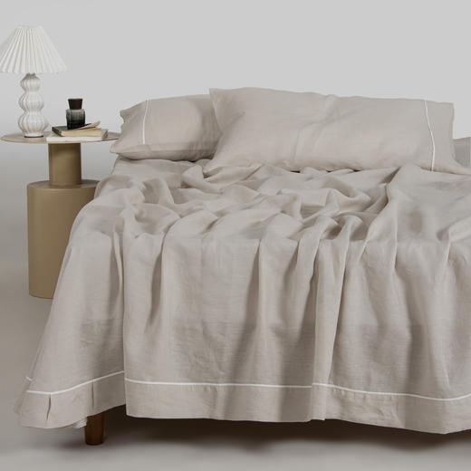 法国进口雨露亚麻三件套透气亲肤四季可用 商品图6