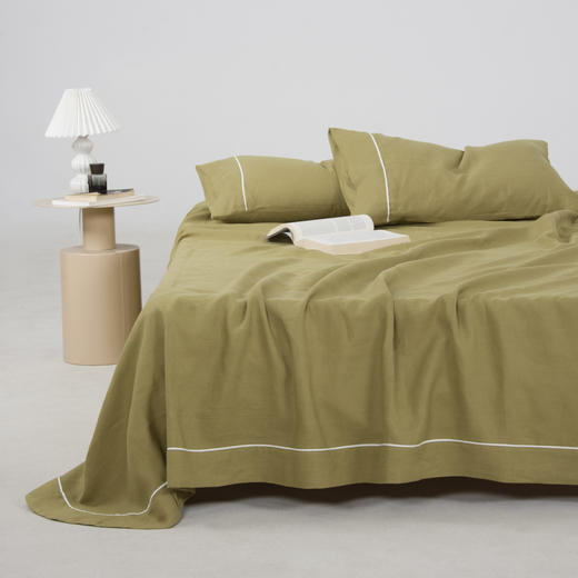 法国进口雨露亚麻三件套透气亲肤四季可用 商品图5