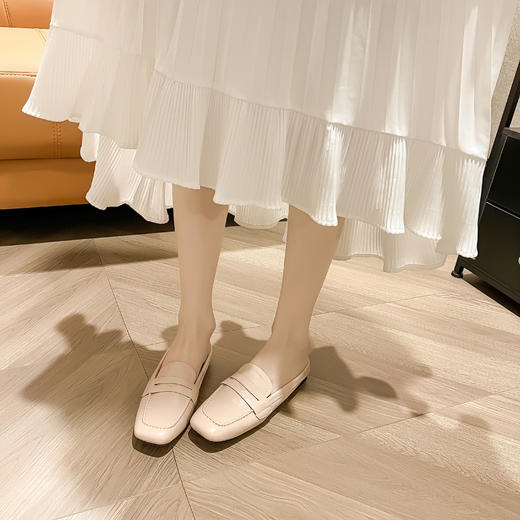 热卖！百丽同厂清仓！舒服的不行脱！Grace&Glam 懒人一脚蹬乐福鞋 穆勒鞋 时尚百搭 通勤必备0508 商品图1