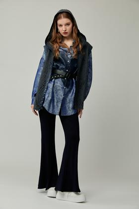 SAFICOO 时髦复古 连帽设计式马甲