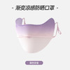 防晒口罩女防紫外线防尘春夏季薄款渐变色冰丝脸罩腮红护眼角面罩 商品缩略图6