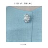 E“定制”——静奢风———“婉约雅韵”——天空蓝七分袖几何鱼尾裙 2501069 商品缩略图1