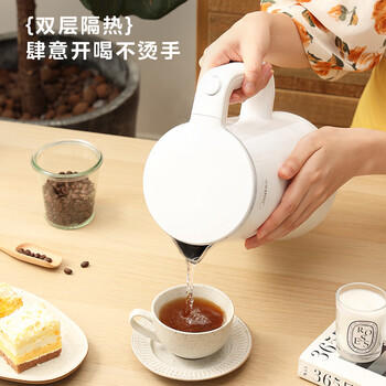 美的（Midea）电热水壶烧水壶养生自动断电保温一体316L母婴级不锈钢 1.5升大容量恒温壶冲奶泡茶15X301-PRO 商品图5