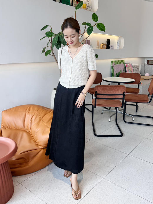 2507414   顶级“康宝莱” 亚麻珠片 短袖开衫 商品图7