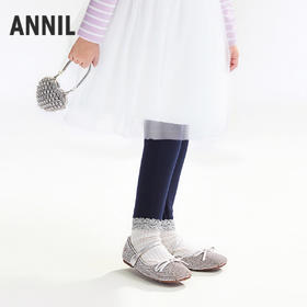 女童针织打底裤秋季新款安奈儿童装TG536634