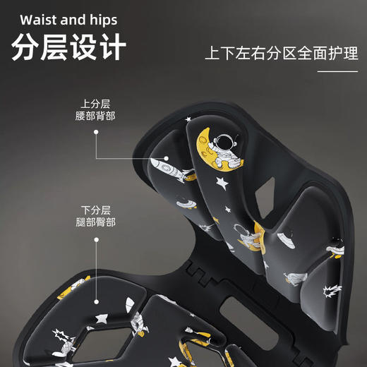 可折叠坐垫护脊椎护腰坐垫 办公学习必备！防驼背坐垫，给你的脊椎贴心守护✨办公室久坐不累神器 儿童坐垫 商品图3