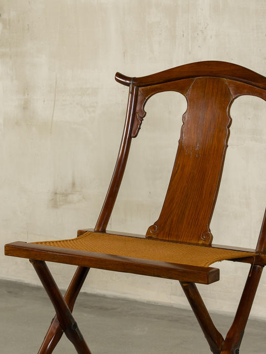 清早期	黄花梨直靠背交椅 商品图3