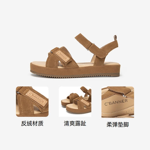 2楼千百度 24年夏季新品 休闲凉鞋 A24322613 商品图3