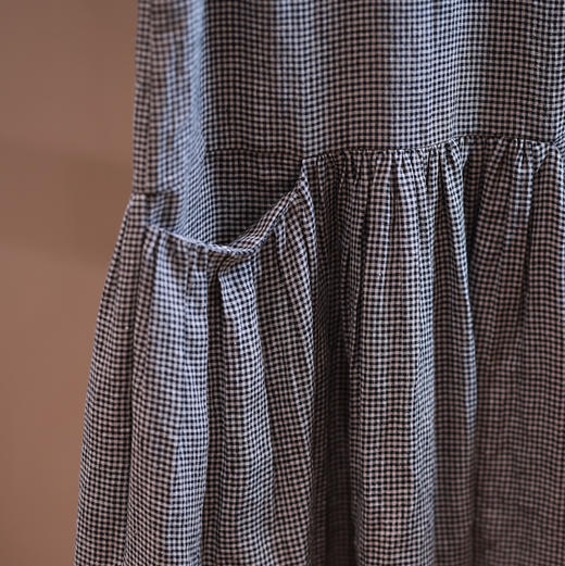 之如初 色织亚麻无袖连衣裙 商品图2