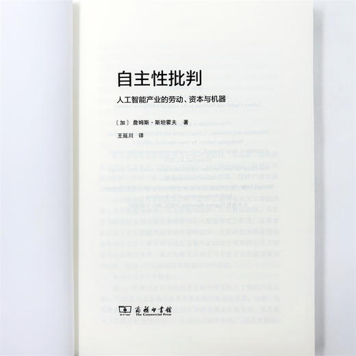 自主性批判：人工智能产业的劳动、资本与机器 商品图5