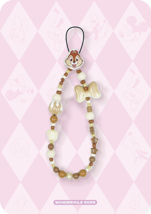  奇妙洞物便携手机链迪士尼挂件手机链条腕带防丢绳链子手工创意适用于手机配件 商品图4