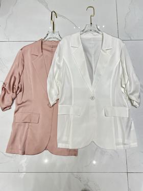 【门店同款】ENJOY夏季轻奢流光西装外套 163301983