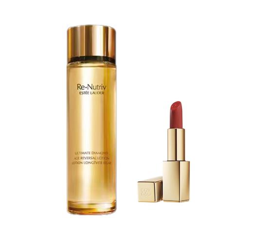 【雅诗兰黛】B1F雅诗兰黛白金级蕴能黑钻光璨精华水200ML+雅诗兰黛绝色由我唇膏 商品图0