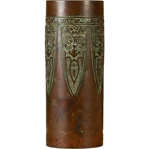 清	铜蕉叶纹箭筒 商品图5