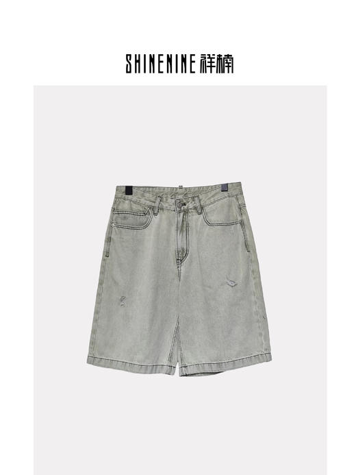 W421533230破洞牛仔短裤 商品图0