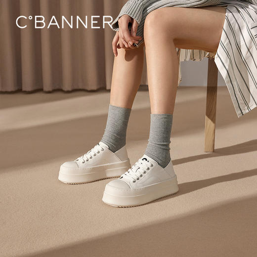 2楼千百度 25年春季新品 休闲板鞋 A25189271 商品图0