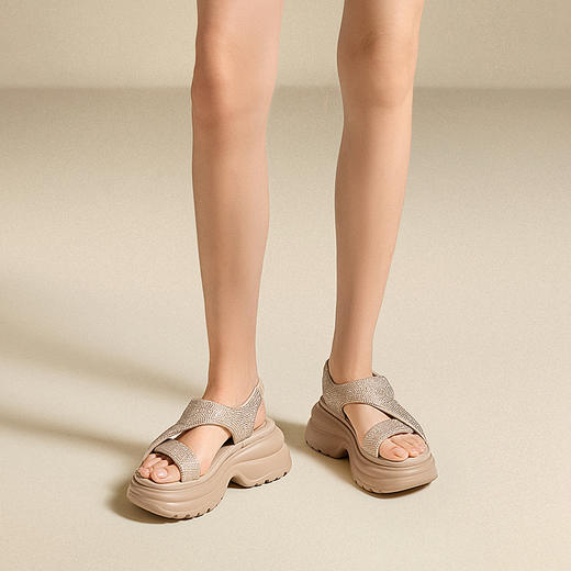 2楼千百度 25年夏季新品 休闲凉鞋 A25372874 商品图4