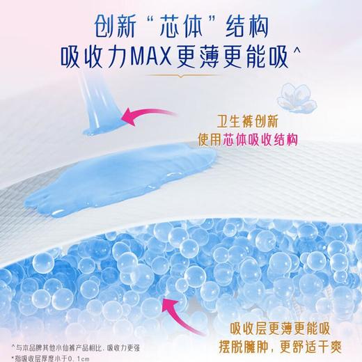 樱恋益生菌小仙裤裤型卫生巾夜安裤贴体防漏量大无忧 L-XL码 4片 商品图5