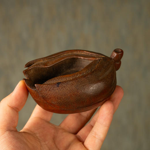 清	竹雕玉兰花水盂 商品图2