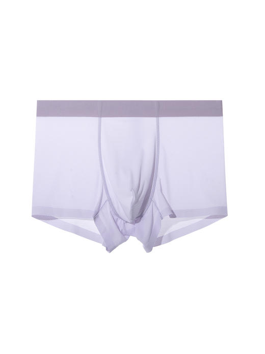 【满3条/6.7折】【秀黛】男冰丝提花无痕平角裤男士内裤【1条】S5330017T【门店同款】【内裤非质量问题不退换】 商品图1