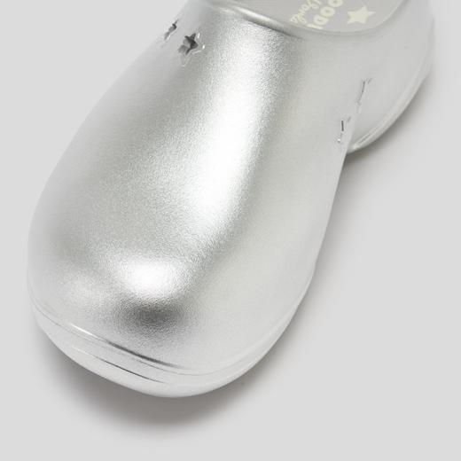 GOODBAI GOODEES Star Fluffy银色星星鞋可爱厚底拖鞋 商品图4