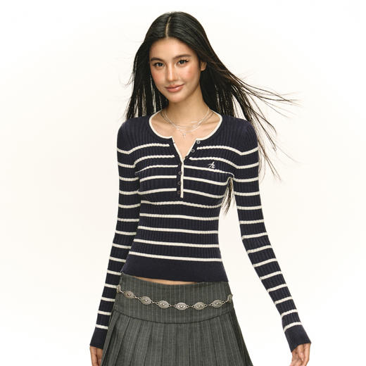 Ariseism 美式复古设计感毛衣 商品图0