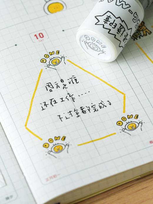 白日几何 鸡蛋仔仔系列光敏印章新款生活记录自带油墨 第2弹 商品图1