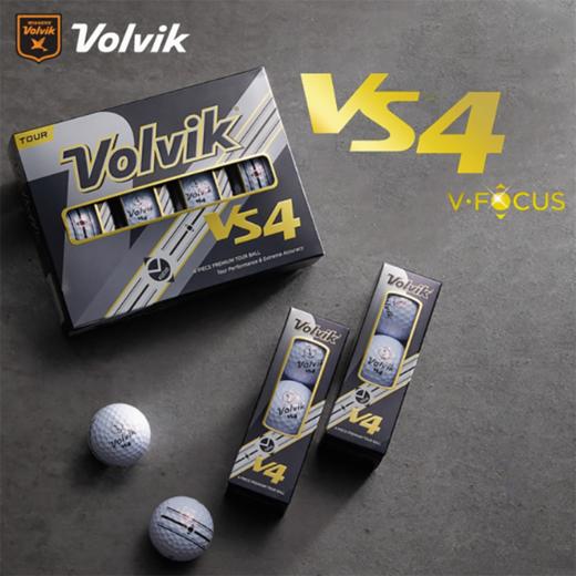 Volvik沃维克高尔夫彩球VS4四层光面球/VIVID COMBI双色哑光三层球/VIVID三层哑光球/VIMAT SOFT两层哑光练习球 商品图1