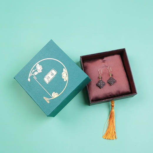 黑龙涎：海棠花创意耳环 商品图1