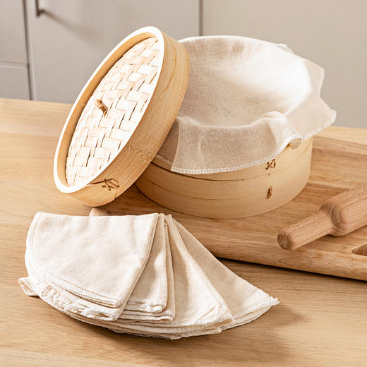 摩登主妇纯棉蒸笼布家用蒸锅垫片食品级馒头包子纱布屉布蒸笼垫子 商品图0