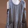 之如初 色织亚麻无袖连衣裙 商品缩略图3