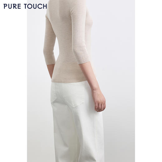 PURE TOUCH新款高腰显瘦女士牛仔裤百搭休闲必备 商品图2