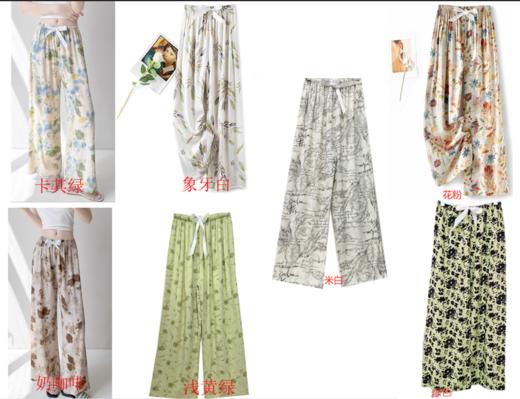 【满2件/59元】【秀黛】女直筒绵绸单裤休闲裤女士夏季单裤S2553003T【门店同款】 商品图5