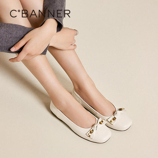 2楼千百度 25年秋季新品 浅口单鞋 A25400672 商品图1