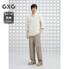 【凉感】GXG男装 条纹设计七分袖衬衫通勤男士衬衣 2025夏季新品 商品缩略图1