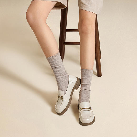 2楼千百度 25年秋季新品 乐福鞋 A25450208 商品图2